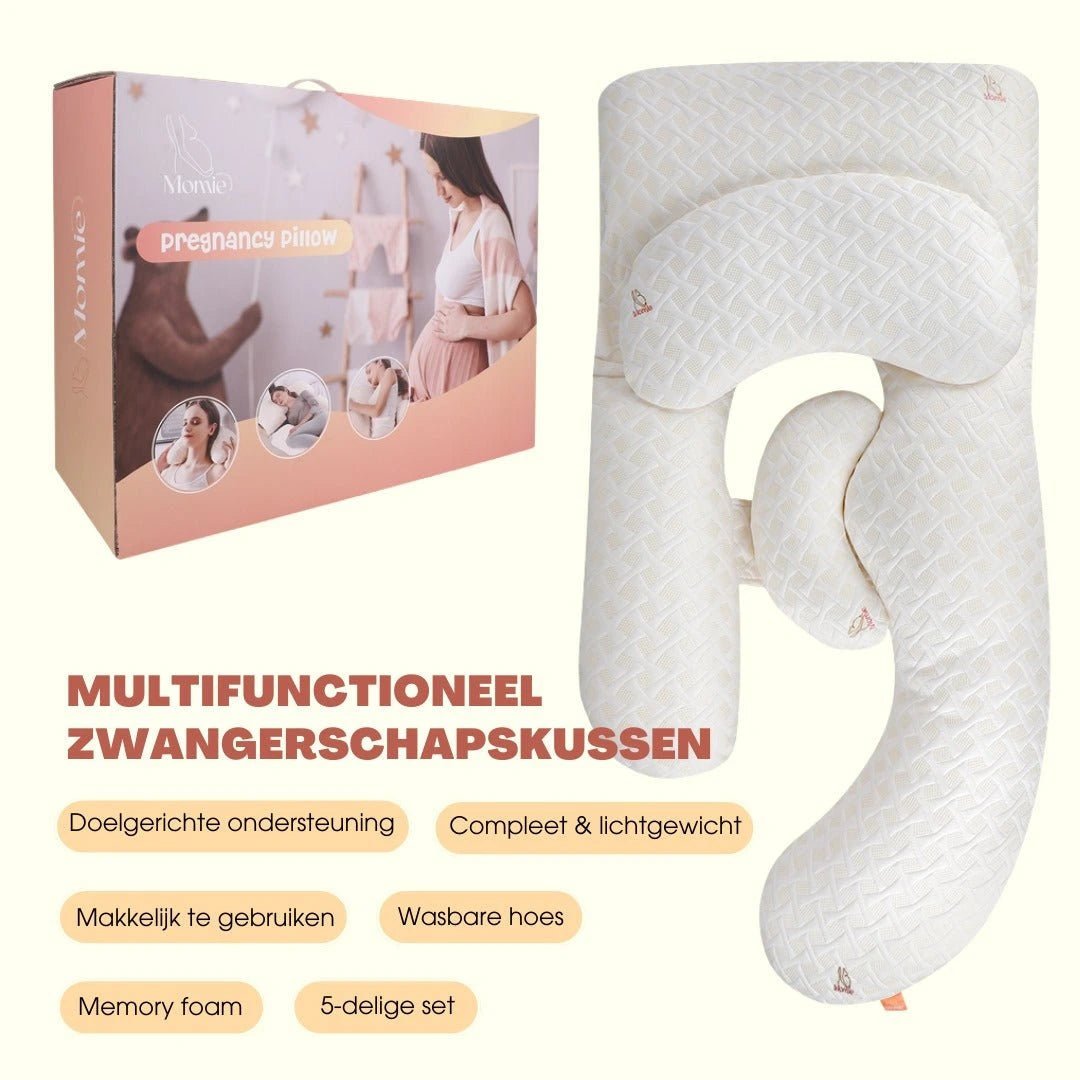 Zwangerschapskussen Momie™ beige-patronen